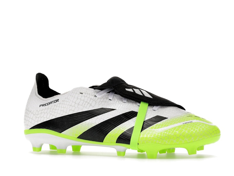 adidas Predator League Fold-Over Tongue FG/MG Cloud White Core Black Lucid Lemon