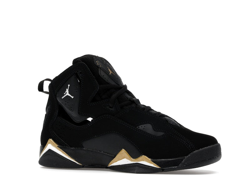 Jordan True Flight Black Metallic Gold White (GS)
