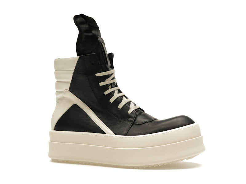 Rick Owens Mega Bumper Geobasket Black Milk