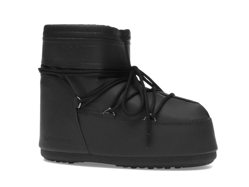 Moon Boot Icon Rubber Low Boot Black