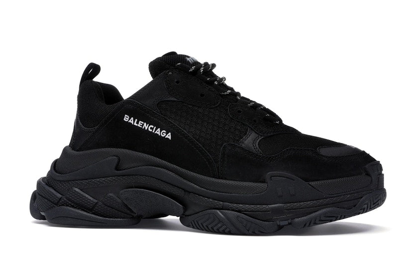 Balenciaga Triple S Triple Black (2018 Reissue) (Nondistressed)