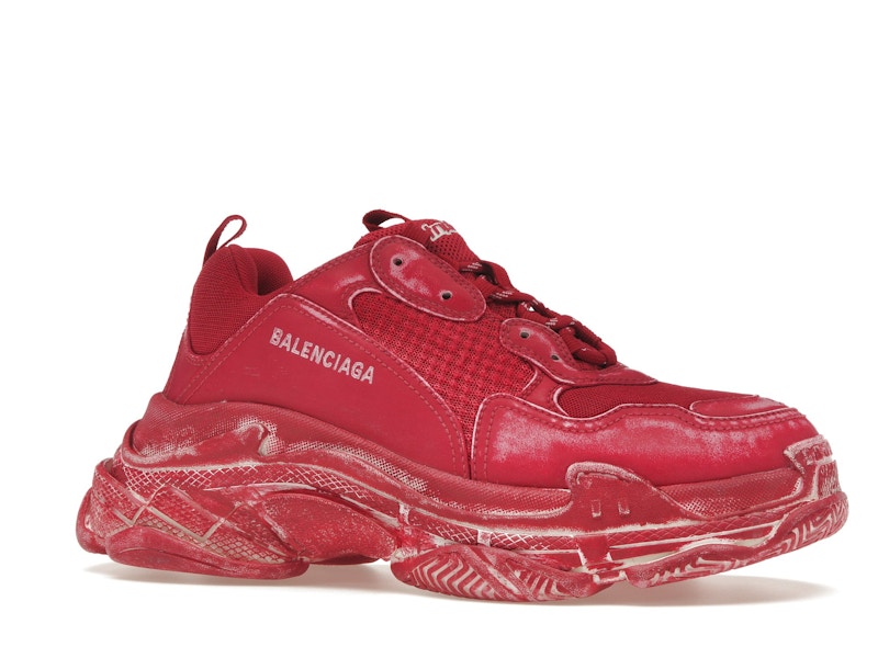 Balenciaga Triple S Faded Red