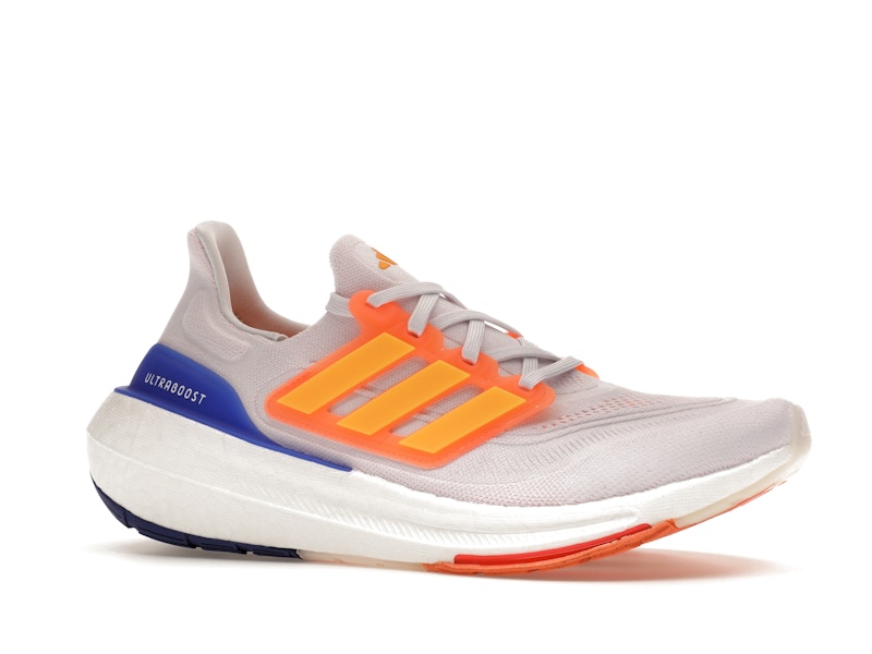 adidas Ultra Boost Light Cloud White Solar Gold Lucid Blue