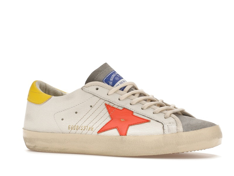 Golden Goose Super-Star White Orange Yellow