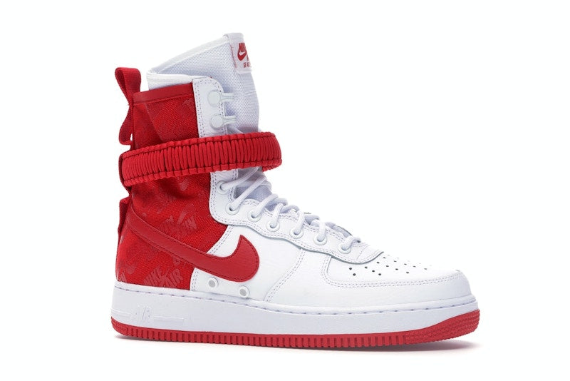 Nike SF Air Force 1 High White University Red