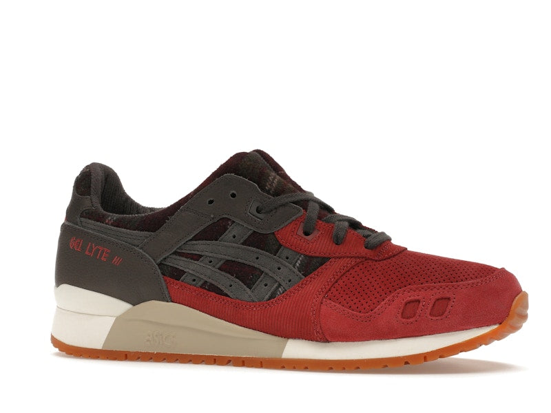 ASICS Gel-Lyte III OG Brisket Red Obsidian Grey