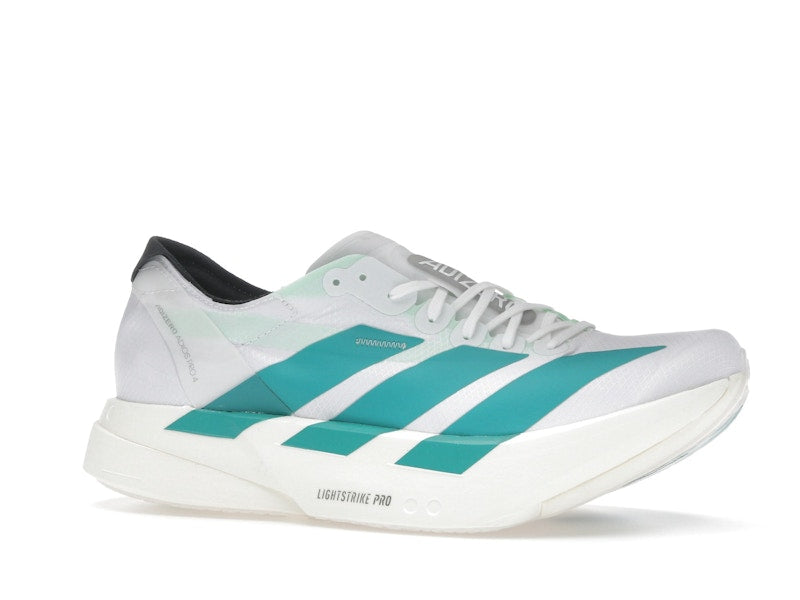 adidas Adizero Adios Pro 4 White Pulse Teal
