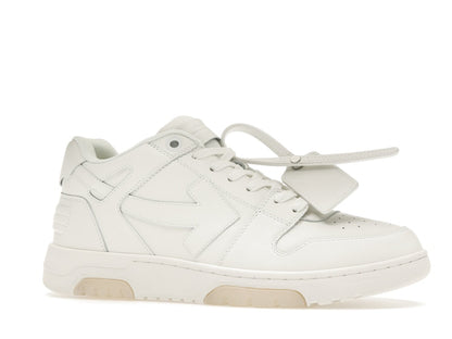 OFF-WHITE Out Of Office OOO Low Tops Triple White