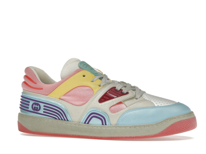 Gucci Basket Low-Top Sneaker Light Blue Demetra Pink (Women's)