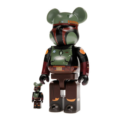 Bearbrick x Star Wars Boba Fett (Recovered Armor) 100% & 400% Set