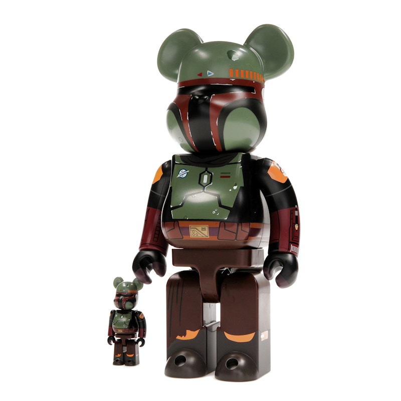 Bearbrick x Star Wars Boba Fett (Recovered Armor) 100% & 400% Set