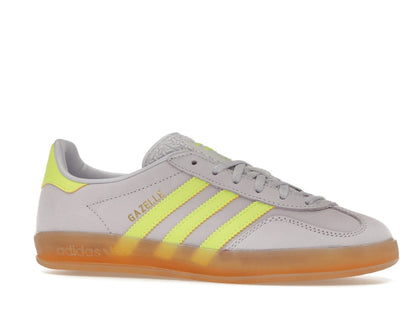 adidas Gazelle Indoor Silver Dawn Solar Yellow (Women's)