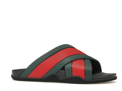 Gucci Web Slide Black Rubber