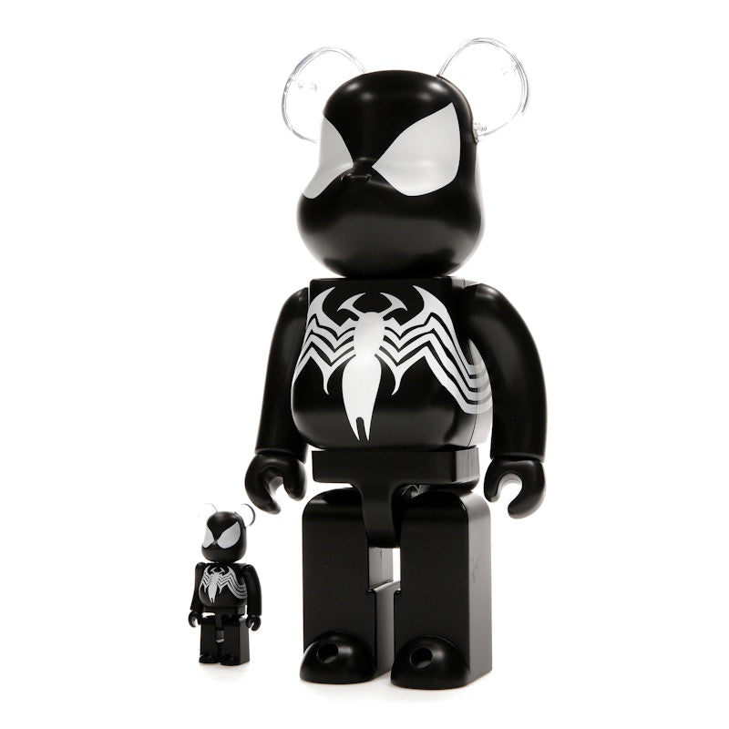 Bearbrick x Marvel Spider-Man Black Costume 100% & 400% Set