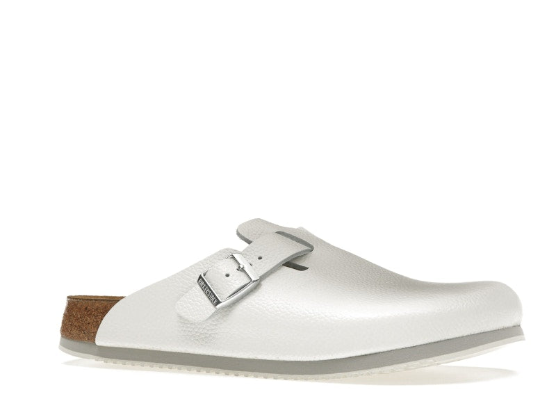 Birkenstock Boston Super Grip Leather White