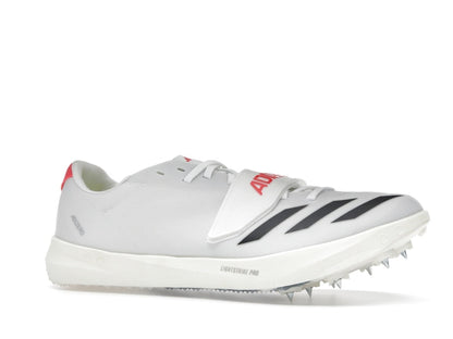 adidas Adizero TJ/PV Track and Field Cloud White Core Black Lucid Red