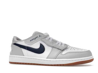 Jordan 1 Low EasyOn White Neutral Grey Gum Midnight Navy