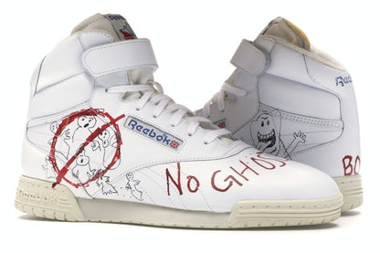Reebok Ex-O-Fit Clean Hi Bait x Ghostbusters x Stranger Things Vintage