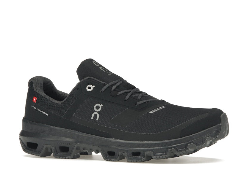 On Running Cloudventure Waterproof Black