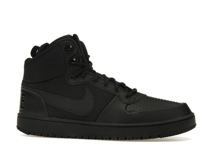 Nike Court Borough Mid Winter Triple Black