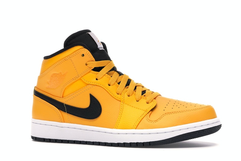 Jordan 1 Mid University Gold Black