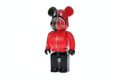 Bearbrick A Bathing Ape 1st Camo Shark 400% Red
