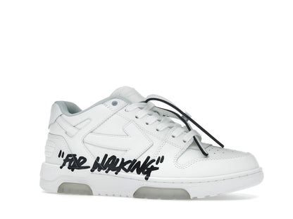 OFF-WHITE Out Of Office OOO Low Tops For Walking White Black (Women's)