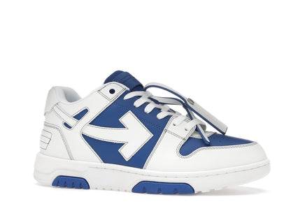 OFF-WHITE Out Of Office OOO Low Tops White Dark Blue