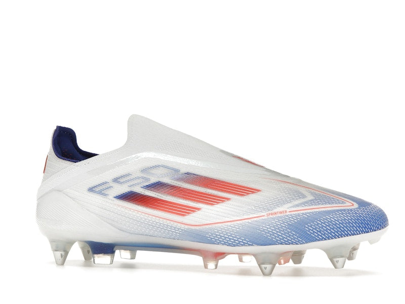 adidas F50 Elite Laceless SG Cloud White Solar Red Lucid Blue