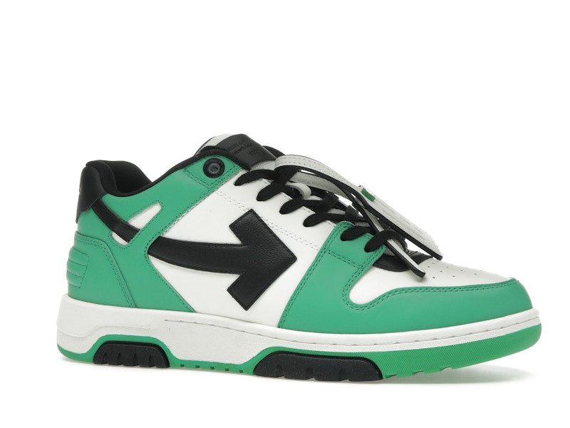 OFF-WHITE Out Of Office "OOO" Low Tops Green Black