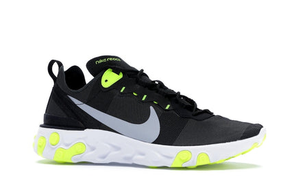 Nike React Element 55 Black Wolf Grey Volt