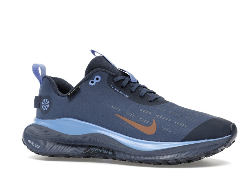 Nike React Infinity Run 4 Gore-Tex Thunder Blue Diffused Blue Royal Pulse Metallic Red Bronze (Women's)