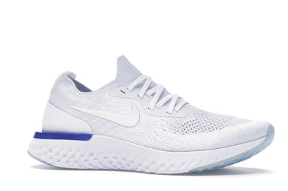Nike Epic React Flyknit White Racer Blue (Women's)