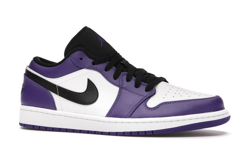 Jordan 1 Low Court Purple White