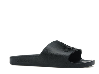 adidas Adilette Aqua Slides Core Black Logo