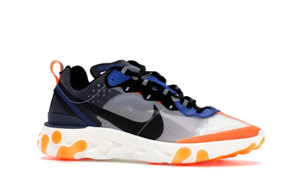 Nike React Element 87 Thunder Blue/Total Orange