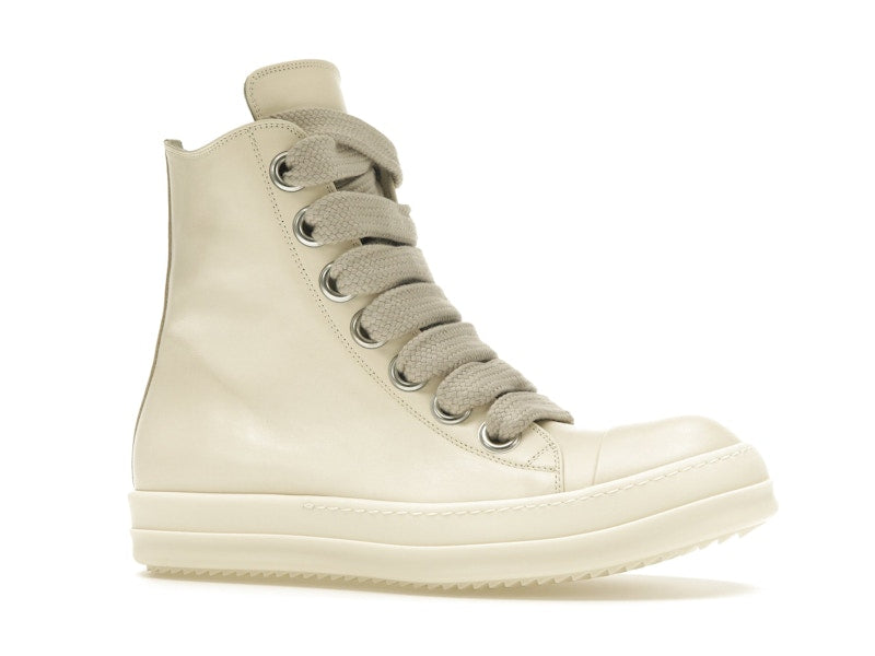 Rick Owens Lido High Sneaks Jumbo Laced Milk