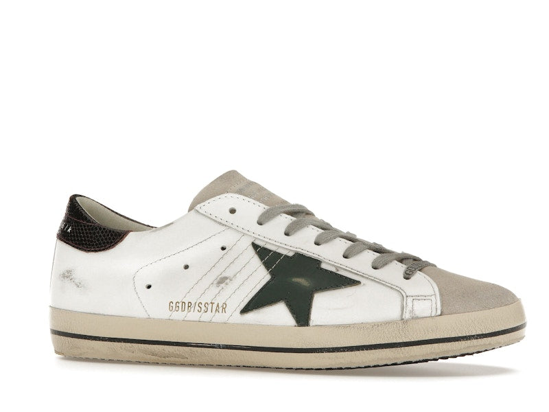 Golden Goose Super-Star White Seedpearl Green