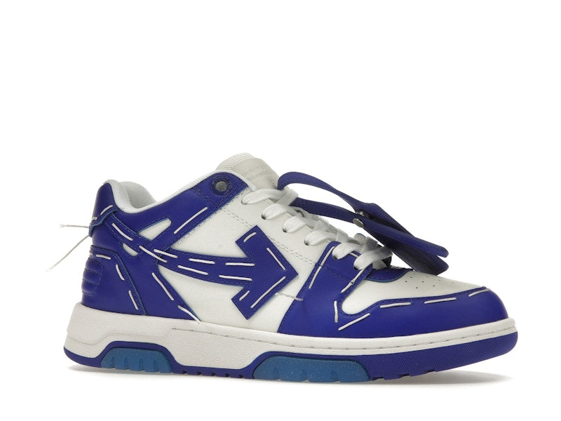 OFF-WHITE Out Of Office Sartorial Stitching White Dark Blue (Women's)