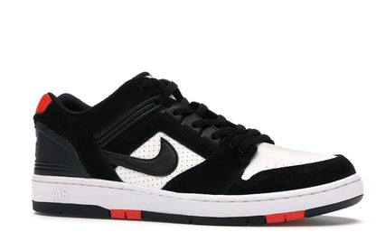Nike SB Air Force 2 Low Black White Habanero Red