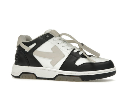 OFF-WHITE Out Of Office OOO Low Tops Black Beige