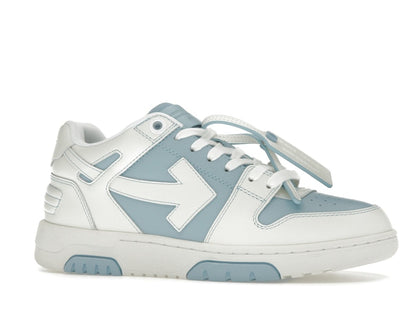 OFF-WHITE Out Of Office OOO Low Tops Light Blue White