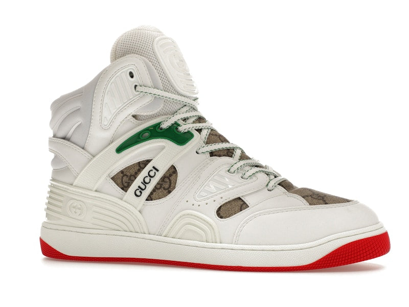 Gucci Basket White Demetra Red