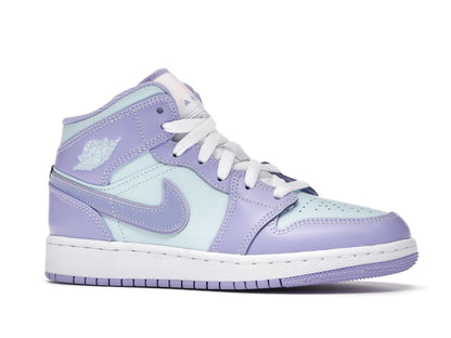 Jordan 1 Mid Purple Aqua (GS)