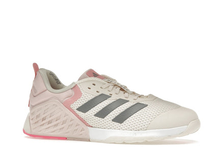 adidas Dropset 3 Chalk White Iron Metallic Semi Pink Spark (Women's)