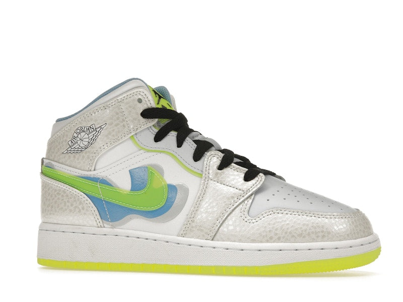 Jordan 1 Mid SE Warped Swoosh (GS)