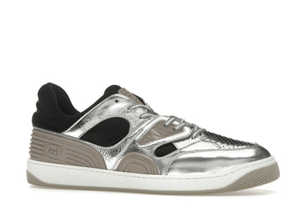 Gucci Basket Low Silver Black