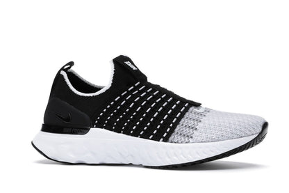 Nike React Phantom Run Flyknit 2 Black White (Women's)