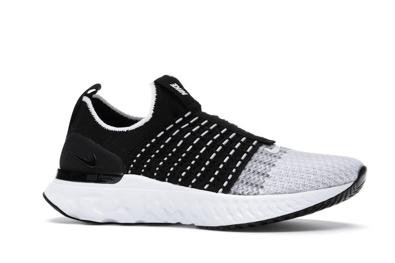 Nike React Phantom Run Flyknit 2 Black White (Women's)