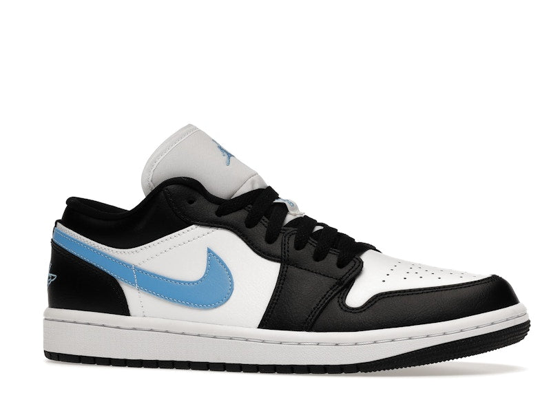 Jordan 1 Low Black University Blue White (Women's)